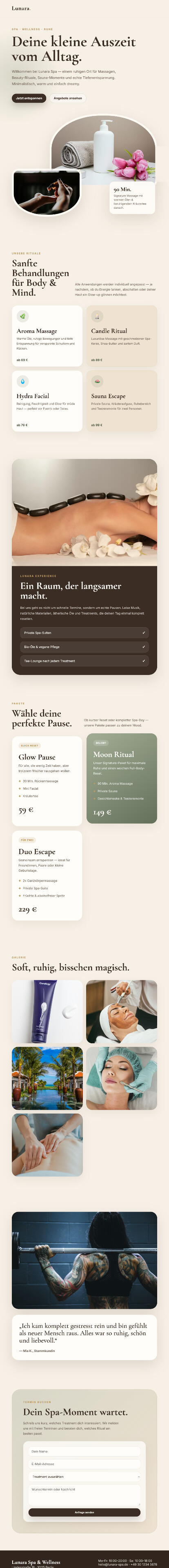 Service Website Beispiel