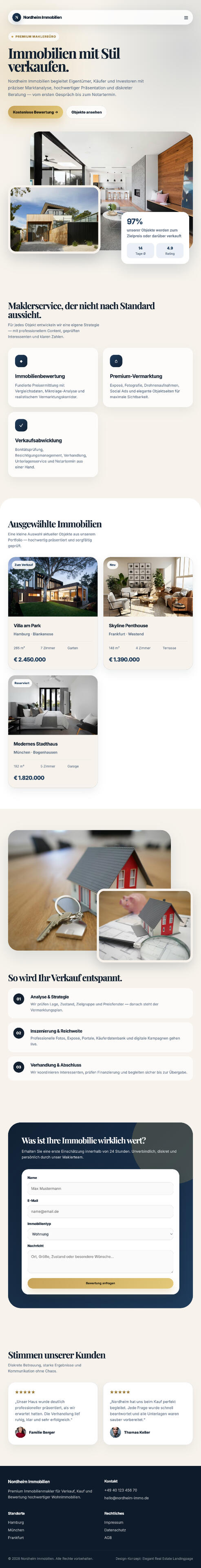 Business Website Beispiel